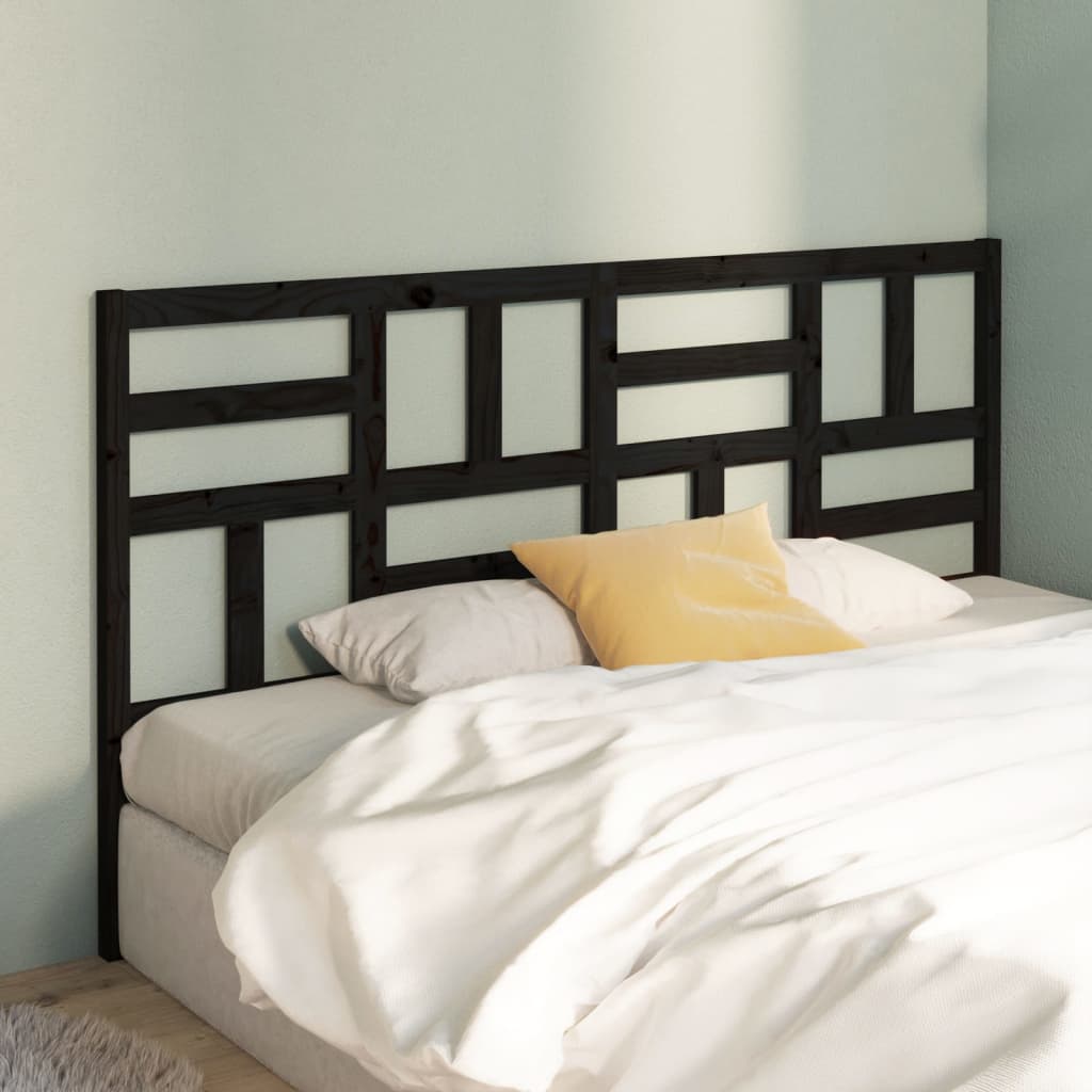 Bed Headboard 81X4X104 Cm Solid Wood Pine