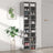 Shoe Cabinet 54X34X183 Cm Engineered Wood