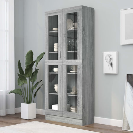 Vitrine Cabinet 82.5X30.5X Engineered Wood