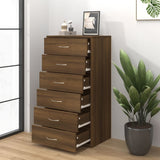 Sideboard With 6 Drawers 50X34X96 Cm Engineered Wood
