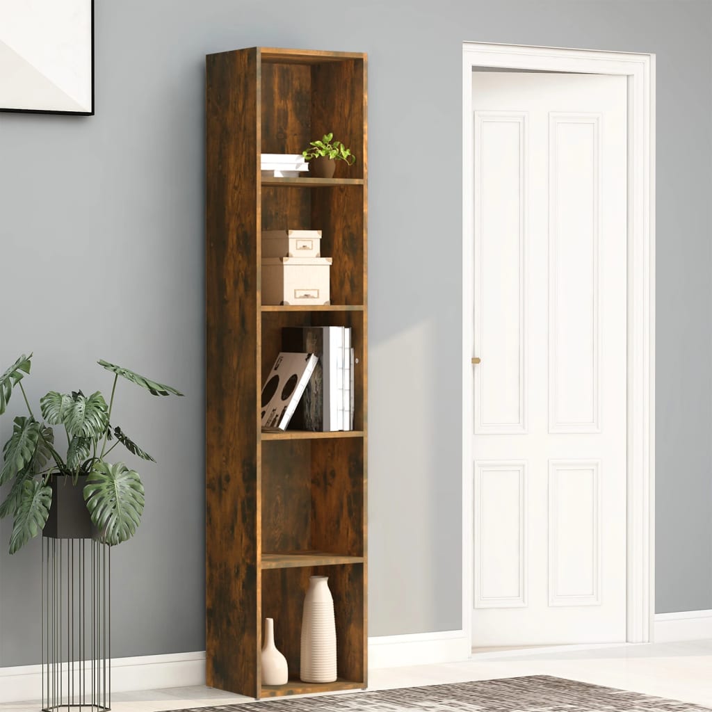 5-Tier Book Cabinet 80X30X Engineered Wood