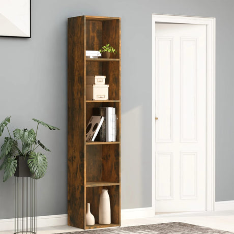 5-Tier Book Cabinet 80X30X Engineered Wood