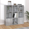 Book Cabinet 98X30X98 Cm Engineered Wood
