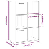 Storage Cabinet 60X29.5X90 Cm