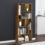 Book Cabinet 67X24X161 Cm Engineered Wood