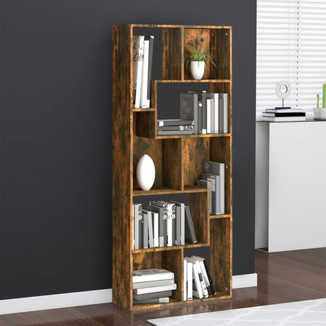 Book Cabinet 67X24X161 Cm Engineered Wood