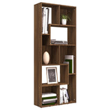 Book Cabinet 67X24X161 Cm Engineered Wood