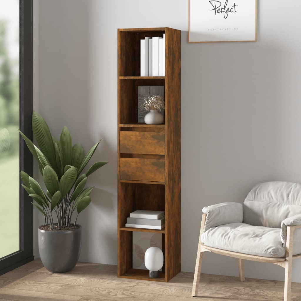 Book Cabinet 36X30X171 Cm Engineered Wood