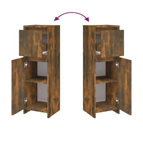 Bathroom Cabinet 30X30X95 Cm Engineered Wood