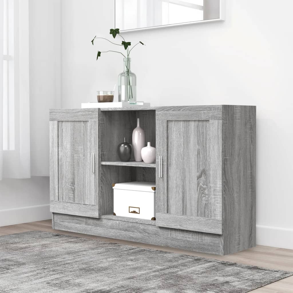 Vitrine Cabinet 120X30.5X70 Cm Engineered Wood