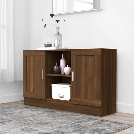 Vitrine Cabinet 120X30.5X70 Cm Engineered Wood