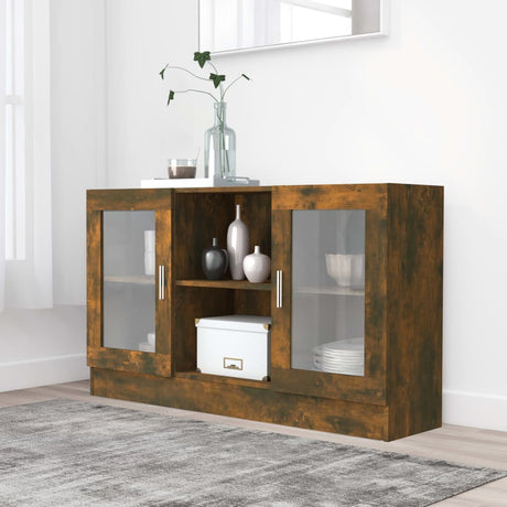 Vitrine Cabinet 120X30.5X70 Cm Engineered Wood