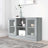 Vitrine Cabinet 120X30.5X70 Cm Engineered Wood