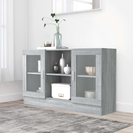 Vitrine Cabinet 120X30.5X70 Cm Engineered Wood
