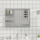 Bathroom Mirror 60X10.5X45 Cm Engineered Wood