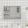 Bathroom Mirror 60X10.5X45 Cm Engineered Wood