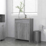 Bathroom Cabinet 60X33X80 Cm Engineered Wood