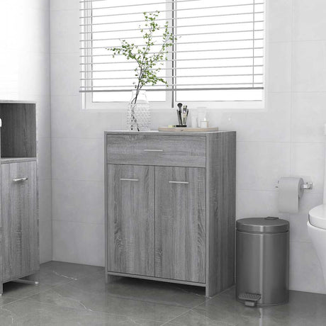 Bathroom Cabinet 60X33X80 Cm Engineered Wood