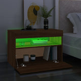 Tv Cabinet With Led Lights 60X35X40 Cm
