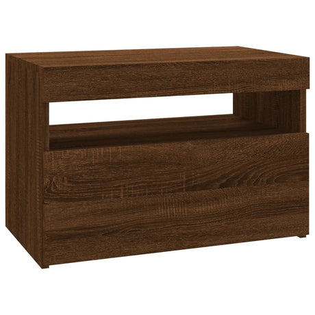 Tv Cabinet With Led Lights 60X35X40 Cm