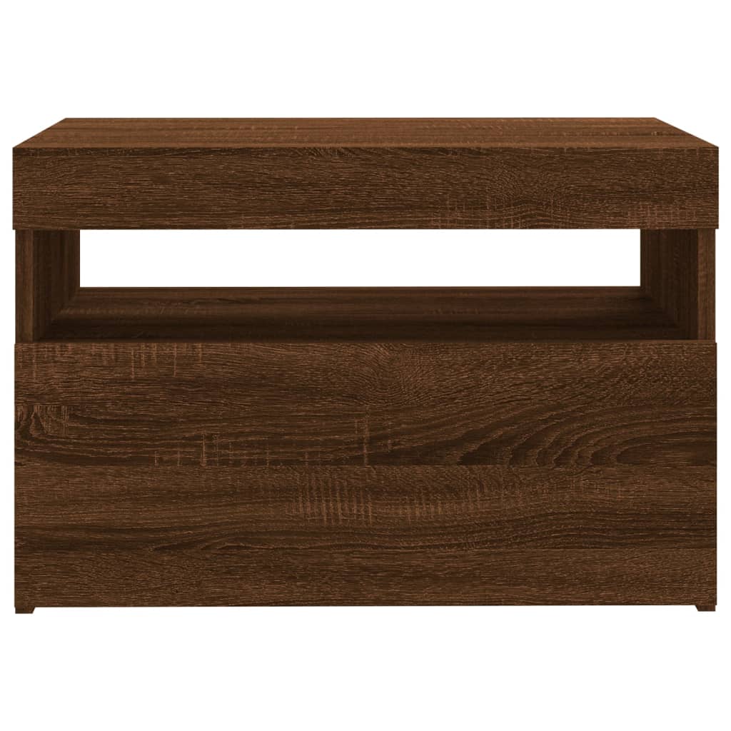 Tv Cabinet With Led Lights 60X35X40 Cm