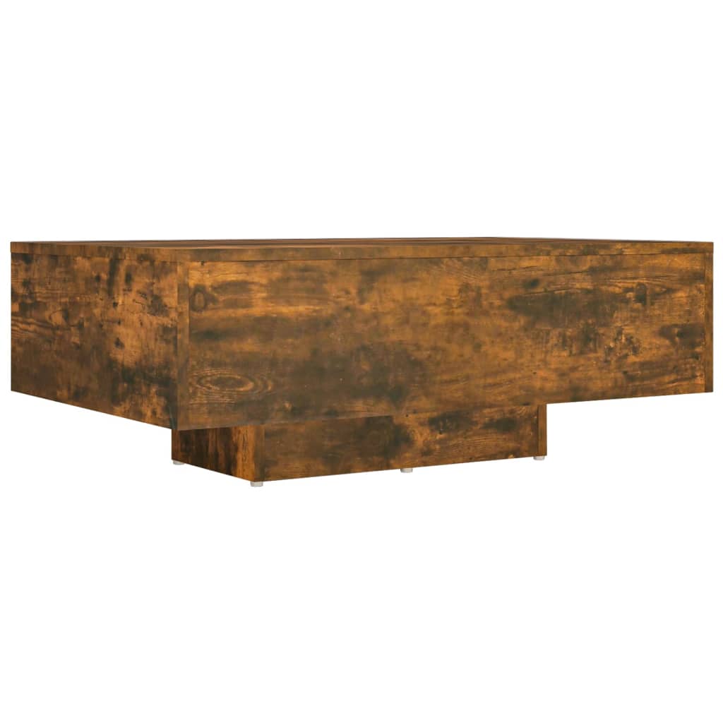 Coffee Table Smoked Oak 85x55x31 cm Engineered Wood