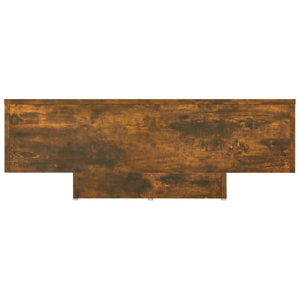 Coffee Table Smoked Oak 85x55x31 cm Engineered Wood