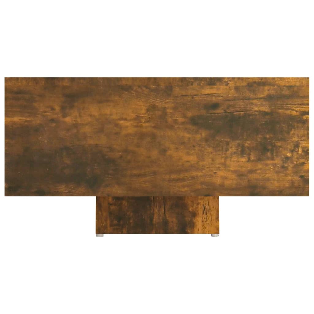 Coffee Table Smoked Oak 85x55x31 cm Engineered Wood