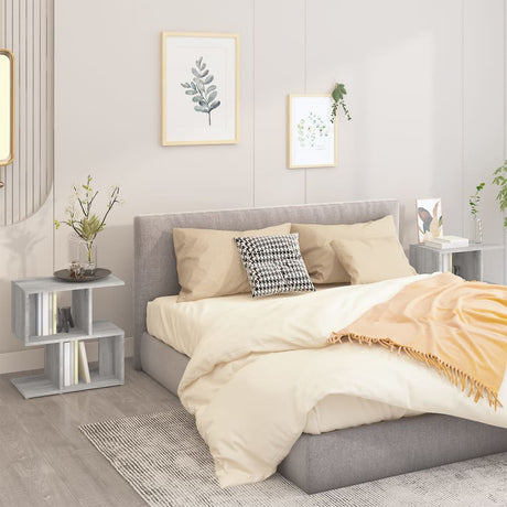 Bedside Cabinet 50X30X51.5 Cm Engineered Wood