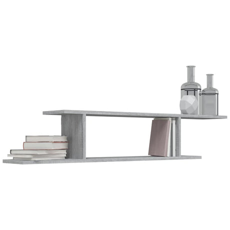 Wall-Mounted Tv Shelf 125X18X23 Cm Engineered Wood