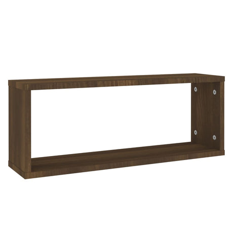 Wall Cube Shelves 2 Pcs 60X15X23 Cm Engineered Wood