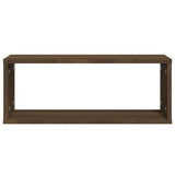 Wall Cube Shelves 2 Pcs 60X15X23 Cm Engineered Wood