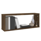 Wall Cube Shelves 2 Pcs 60X15X23 Cm Engineered Wood
