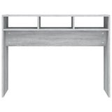 Console Table Grey Sonoma 105x30x80 cm Engineered Wood