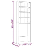 Washing Machine Cabinet 64X24X190 Cm