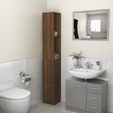 Bathroom Cabinet 25X26.5X170 Cm Engineered Wood