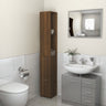 Bathroom Cabinet 25X26.5X170 Cm Engineered Wood