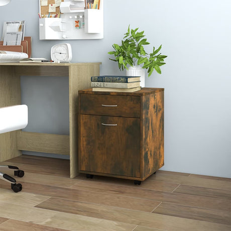 Rolling Cabinet 45X38X54 Cm Engineered Wood