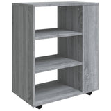 Rolling Cabinet 60X35X75 Cm Engineered Wood