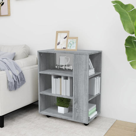 Rolling Cabinet 60X35X75 Cm Engineered Wood