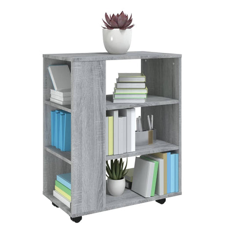 Rolling Cabinet 60X35X75 Cm Engineered Wood