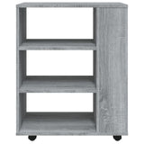 Rolling Cabinet 60X35X75 Cm Engineered Wood