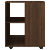 Rolling Cabinet 60X53X72 Cm Engineered Wood