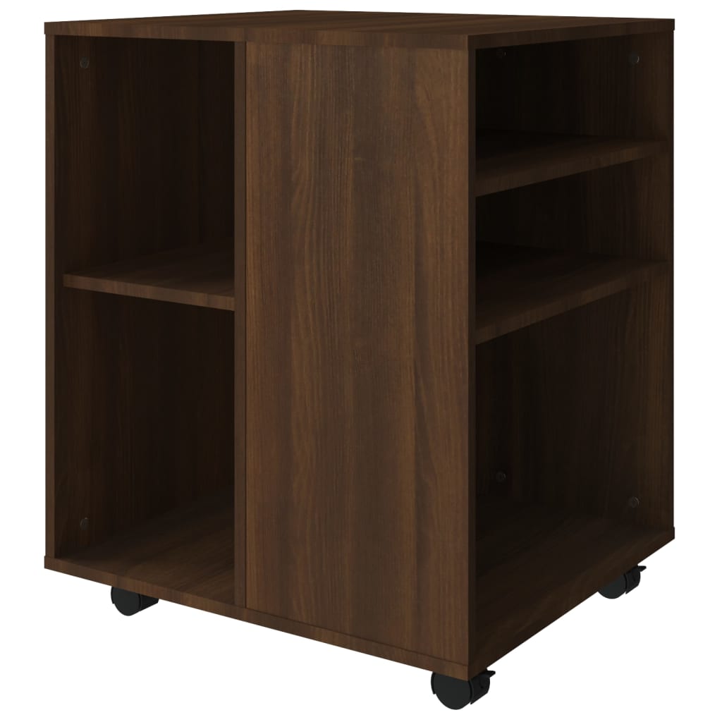 Rolling Cabinet 60X53X72 Cm Engineered Wood