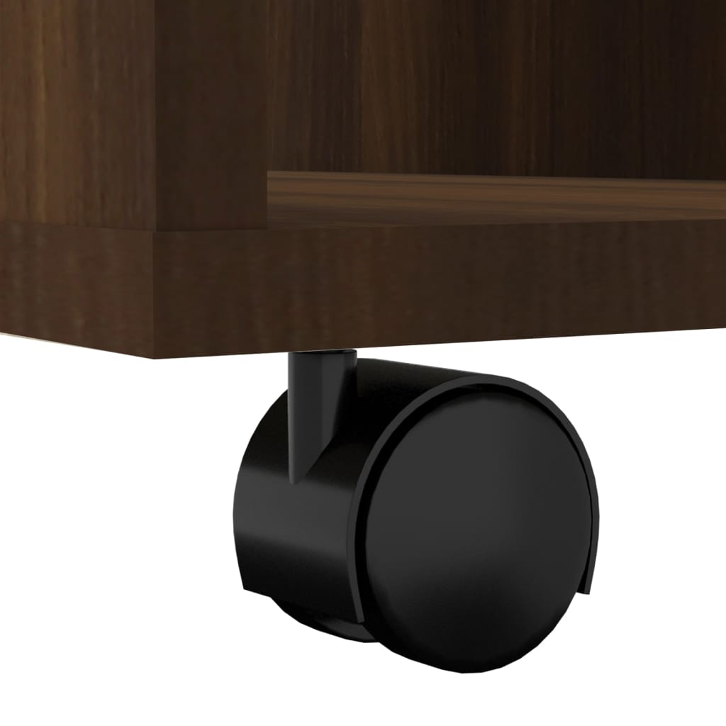 Rolling Cabinet 60X53X72 Cm Engineered Wood