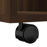Rolling Cabinet 60X53X72 Cm Engineered Wood