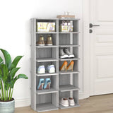 Shoe Cabinet 27.5X27X102 Cm Engineered Wood