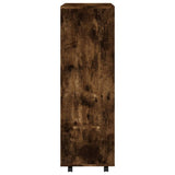 Wardrobe Smoked Oak 80x40x110 cm Engineered Wood