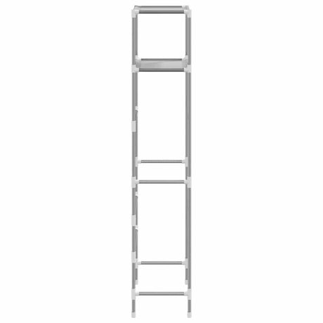 2-Tier Storage Rack Over Toilet 53.5X28X143 Cm Iron