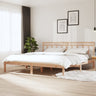 3100589  Bed Frame Without Mattress Solid Wood (810017+814094)